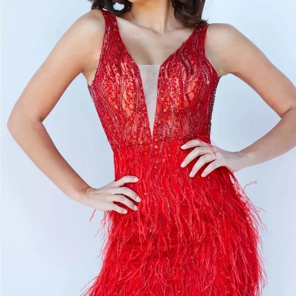 open lace back dress Jovani 06426 Dress
